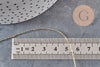 Cordon or argent rose blanc irisé polyester 1mm, x5 mètres (G10954)