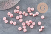 Granulés cire à cacheter rose nacré,fourniture pour création de sceaux personnalisés pour sceaux et invitations de mariage DIY, x100 (G4590)