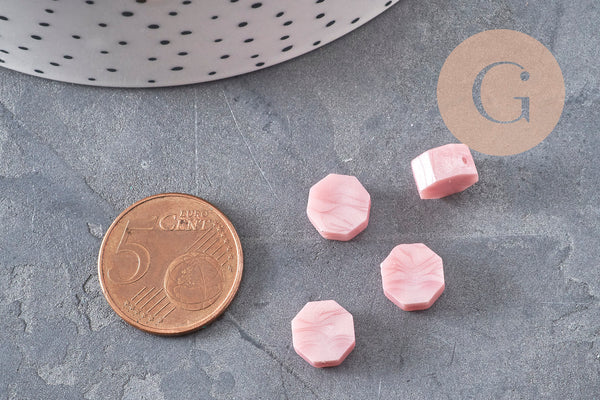 Granulés cire à cacheter rose nacré,fourniture pour création de sceaux personnalisés pour sceaux et invitations de mariage DIY, x100 (G4590)