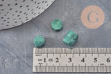 Granulés cire vert foncé à cacheter, fourniture création de sceaux personnalisés pour sceaux et invitations de mariage DIY, x100 (G4128)