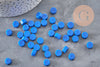Granulés cire bleu à cacheter, fourniture pour création sceaux personnalisés pour sceaux et invitations de mariage, x100 (G4174)
