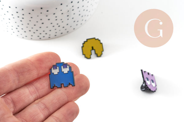 Broche pins Pac-Man Fantôme, x1 (G11074) VALIDE