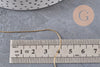 Chaine serpent fine acier 304 inoxydable doré IP 0.5mm, x1 mètre (G11159)