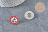 Zamac gold-plated marine emblem pin 25mm, x1 VALID