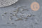 Cuentas aplastables latón platino 2x1.2mm, x1 gramo VÁLIDO