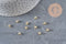 Rubber bail for golden brass pendant 6.5x3.5mm, x10 VALID