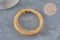 Alambre de cobre dorado 18K trenzado de 1mm, x1 metro (G11243)