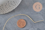 18K Gold Plated Copper Twisted Wire 1mm, x1 meter VALID