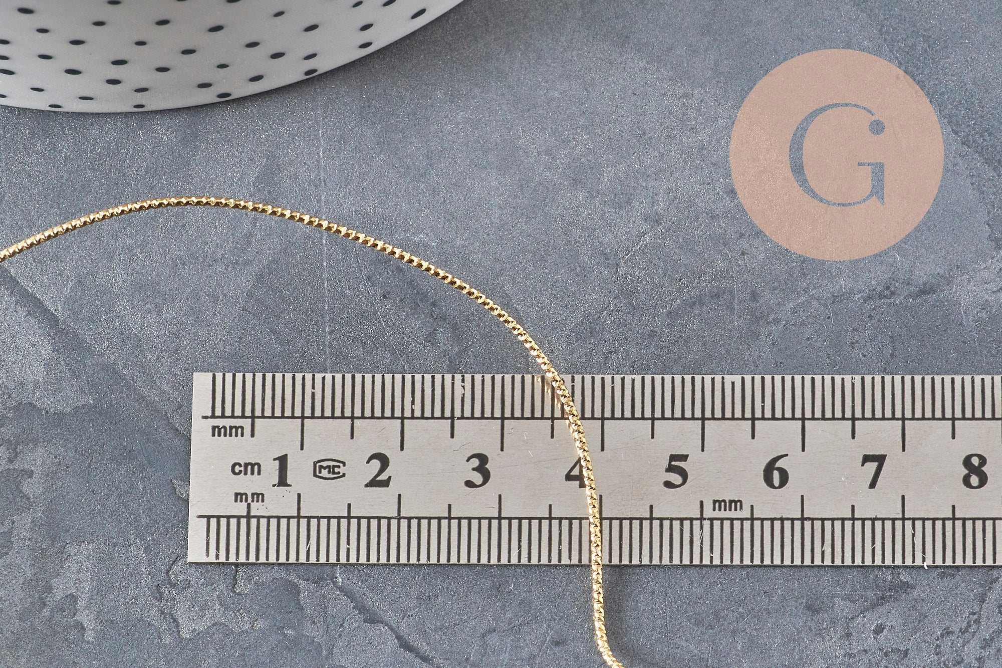 18K Gold Plated Copper Twisted Wire 1mm, x1 meter VALID