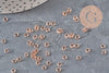 Anneaux de jonction acier 304 inoxydable or rose 3.5x0.6mm, x50 (G11350)-Anneaux-Gingerlily Perles