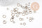 Anneaux de jonction bronze tailles différentes x10 grammes (G5148)