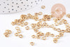 Anneaux rond ronds ouvert laiton brut 5mm x1mm, x100 (G10696)