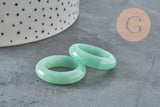 Bague aventurine naturelle 17-21mm, x1 (G11410)-Bague-Gingerlily Perles