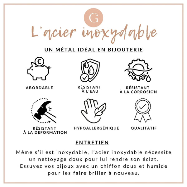 Base de bracelet chaine vénitienne acier 304 inoxydable platine 15.5cm, x1 (G9448)