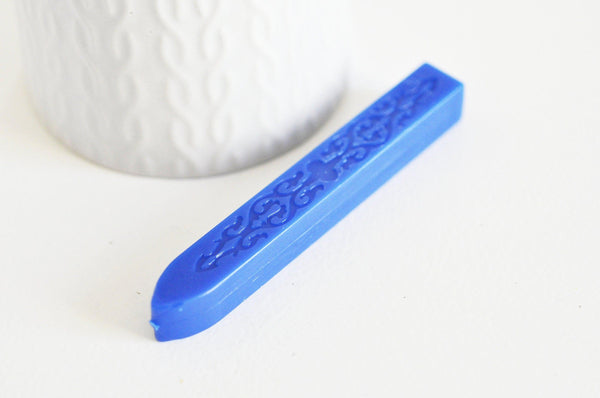 Batonnet de cire à cacheter bleue sans mèche, x1 (G3333)