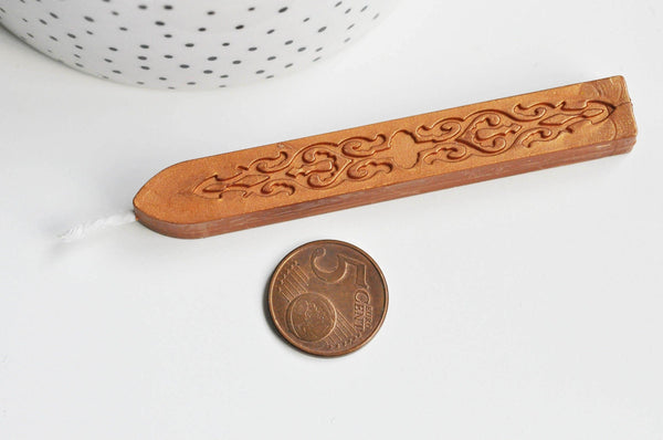 Batonnet de cire à cacheter cuivre avec mèche, x1 (G3453)