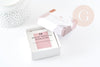 Boite cadeau Ecrin bijou carton 3.5x3.8cm, x1 (G8267)