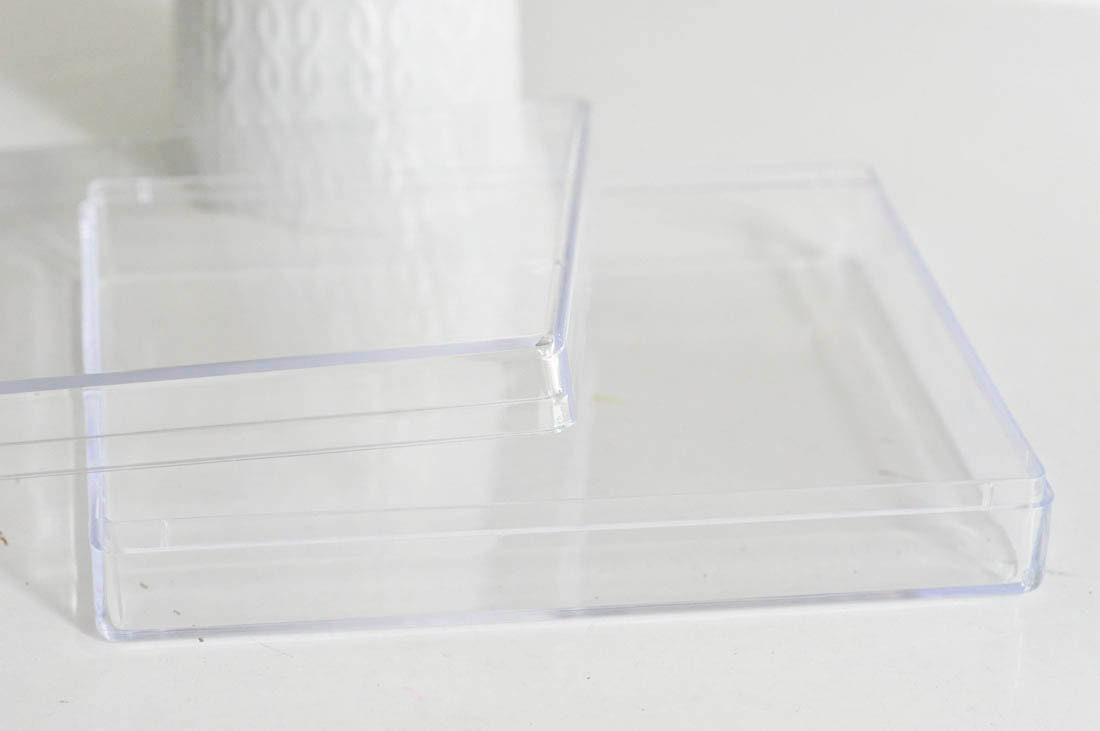 Boite rangement perle plastique rectangulaire 16.5cm, x1 (G1146)