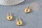 Breloque cadenas coeur acier 304 inoxydable doré 18k 19.5mm,cœur création bijoux,pendentif amour,Pendentif acier inoxydable, x1 G2874