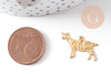 Breloque mouton laiton, breloques laiton brut , breloque bijoux,brebis, 20mm, x5 G4880