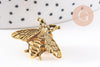 Broche abeille zamac doré vieilli 26mm, x1 (G10170)