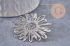 Broche fleur pissenlit acier 201 inoxydable 42.5mm, x1 (G8500)