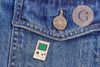 Broche pins console portable jeux vidéos doré émail noir 24x15mm, x1 (G5899)