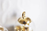 Bulle verre pour créations pendentif 10mm x2 G4157