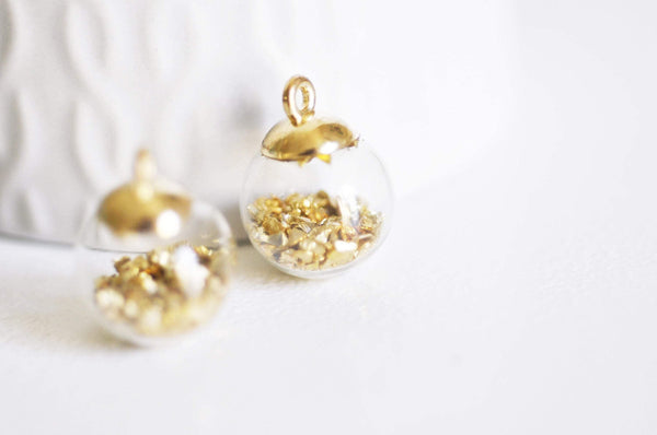 Bulle verre pour créations pendentif 16mm, x2 (G4156)