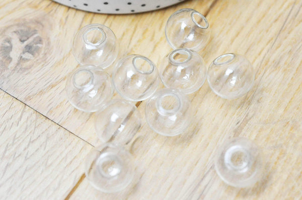 Bulle verre pour créations pendentif 16mm, x2 (G4156)