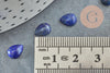 Cabochon goutte Lapis Lazuli naturel 8x6mm, x1 (G2274)