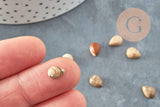Cabochon goutte jaspe paysage naturel 8x6mm, x1 (G2260)