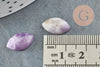 Cabochon marquise navette jade naturel violet 13.5x8mm, x1 (G5049)