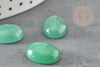 Cabochon ovale aventurine verte naturelle 14 x10mm, x1 (G2241)