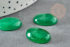 Cabochon ovale jade naturel vert citron 18 x13mm x1 (G0092)
