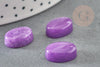 Cabochon ovale jade naturel violet 14x10mm, x1 (G2233)
