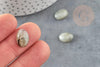 Cabochon ovale labradorite naturelle 10x14mm, x1 (G2432)