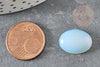 Cabochon ovale opalite blanche 18x13mm, x1 (G0480)