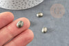 Cabochon ovale pyrite grise naturelle 10x8mm, x1 (G2053)