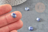 Cabochon ovale sodalite bleue naturelle 10x8mm, x1 (G2214)