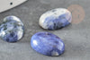 Cabochon ovale sodalite bleue naturelle 13x18mm, x1 (G2659)
