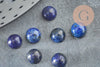 Cabochon rond Lapis Lazulis naturel 6mm, x1 (G0176)