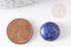 Cabochon rond bleu lapis lazulis 16mm x1 (G0431)