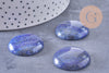 Cabochon rond bleu lapis lazulis 30mm, x1 (G10618)