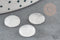 Cabochon rond quartz transparent naturel 10mm, x1 (G3936)