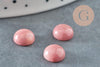 Cabochon rond rhodochrosite naturelle 8mm, x1 (G5592)