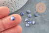 Cabochon rond sodalite bleue naturelle 6mm, x1 (G0172)