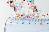 Cabochon rond strass cristal coloré 1.6mm, x1 gramme (G4142)