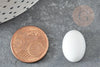 Cabochonovale jade naturel blanc 18x13mm, x1 (G1315)