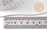 Cannetille lisse cuivre doré 1mm, x 50cm (G10563)
